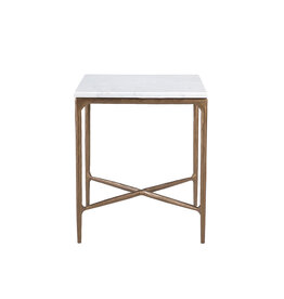 Gilda Gilda Side Table, Gold, Marble, Top