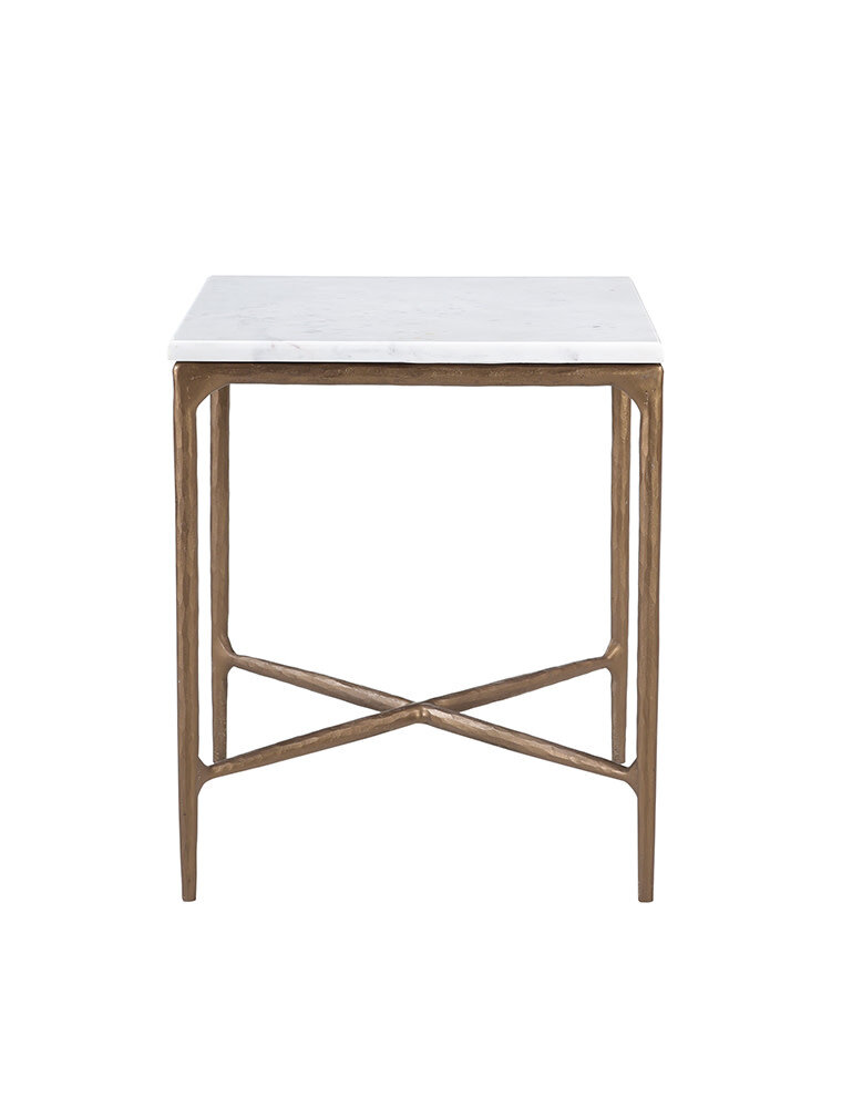 Gilda Gilda Side Table, Gold, Marble, Top