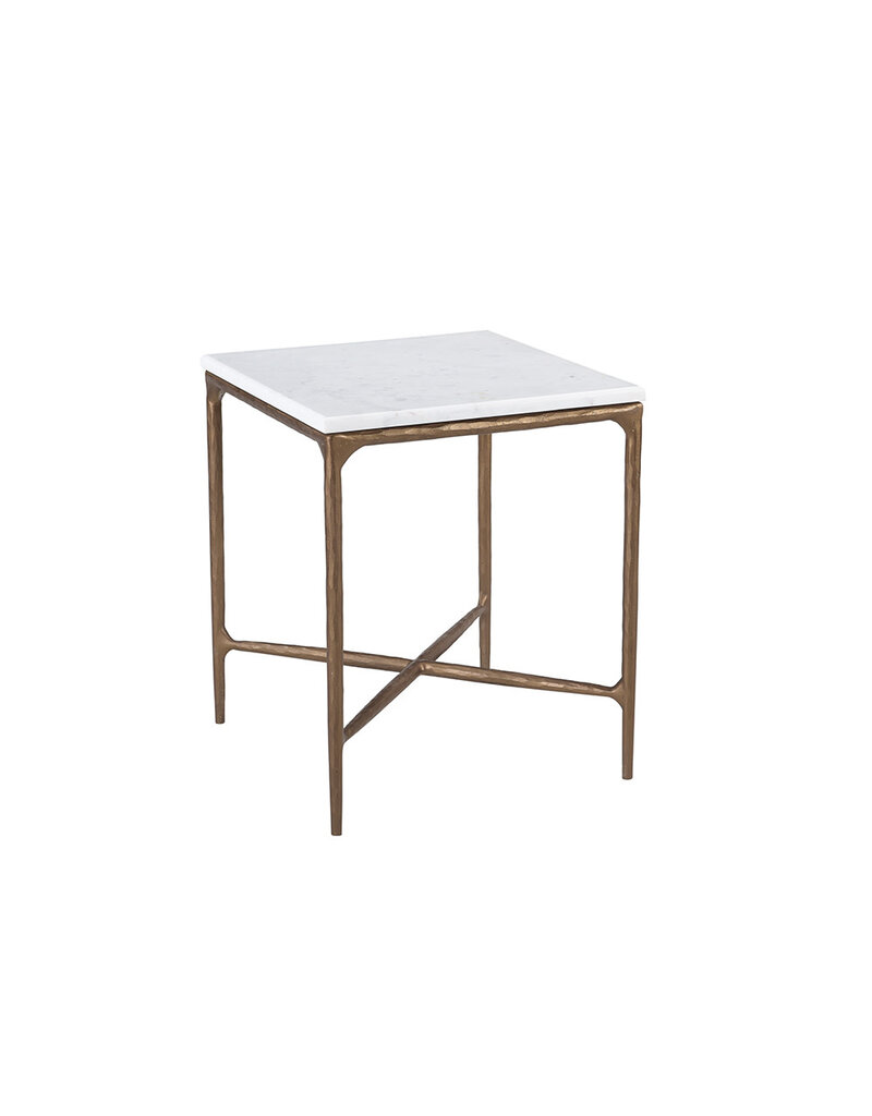 Gilda Gilda Side Table, Gold, Marble, Top