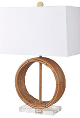 Jes & Gray Salinas Accent Lamp, Rattan