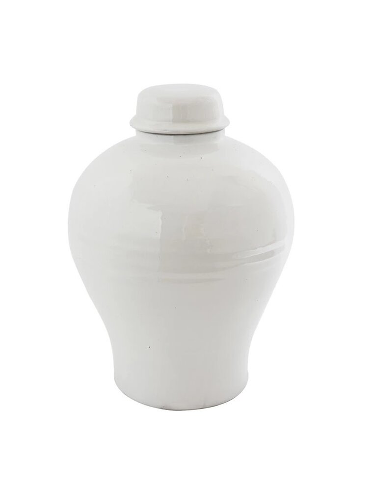 Sanctuary Terracotta Cachepot, White