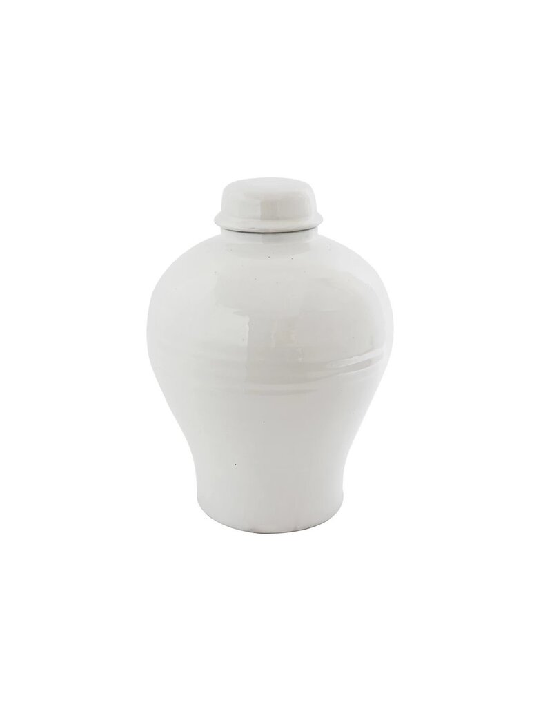 Sanctuary Terracotta Cachepot, White
