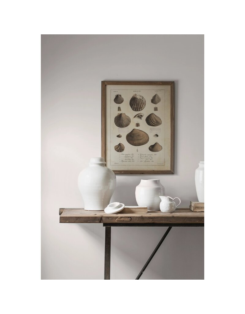 Sanctuary Terracotta Cachepot, White