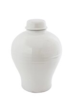 Sanctuary Terracotta Cachepot, White