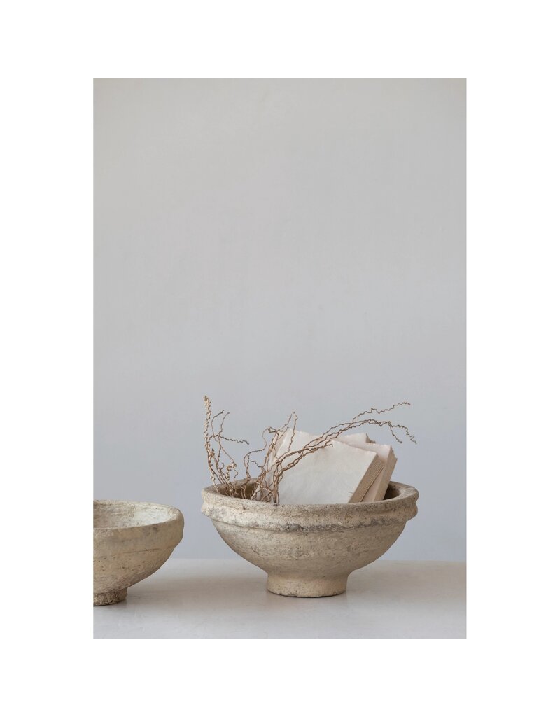 abode Small Paper Mache Bowl
