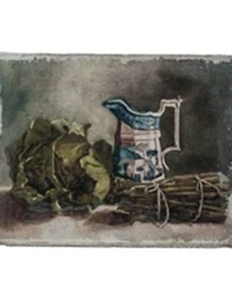 Meadow Asparagus Canvas Still Life