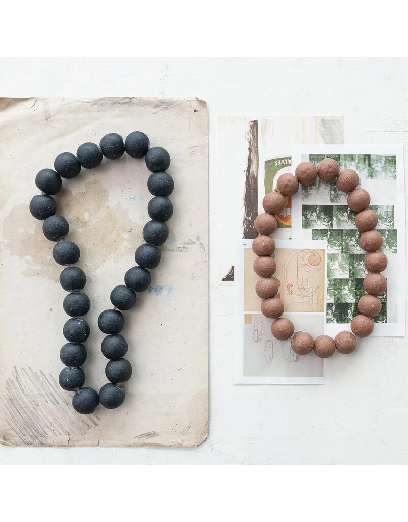 Sunset Villa Black Cement Beads