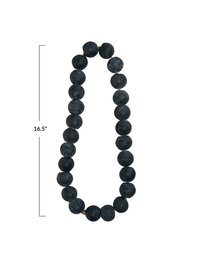 Sunset Villa Black Cement Beads