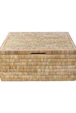 Abaca Abama Square Coffee Table Trunk