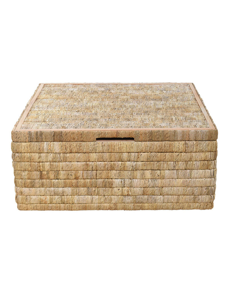 Abaca Abama Square Coffee Table Trunk