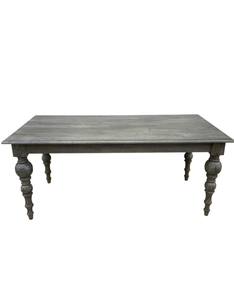 Southern Sky Bristol 70" Dining Table, Olde Noir Finish