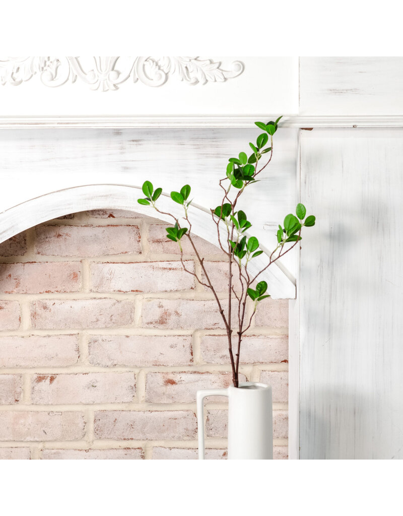 32" Green Leaf Branch