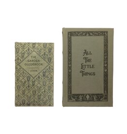 Collected Notions All The Little... MDF Book Storage Boxes, (Set of 2)