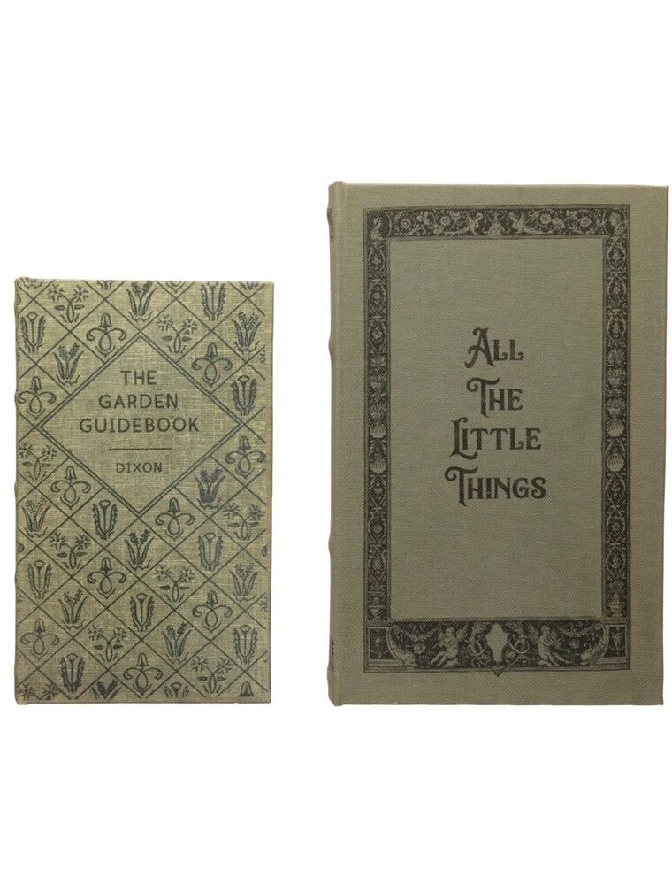 Collected Notions All The Little... MDF Book Storage Boxes, (Set of 2)