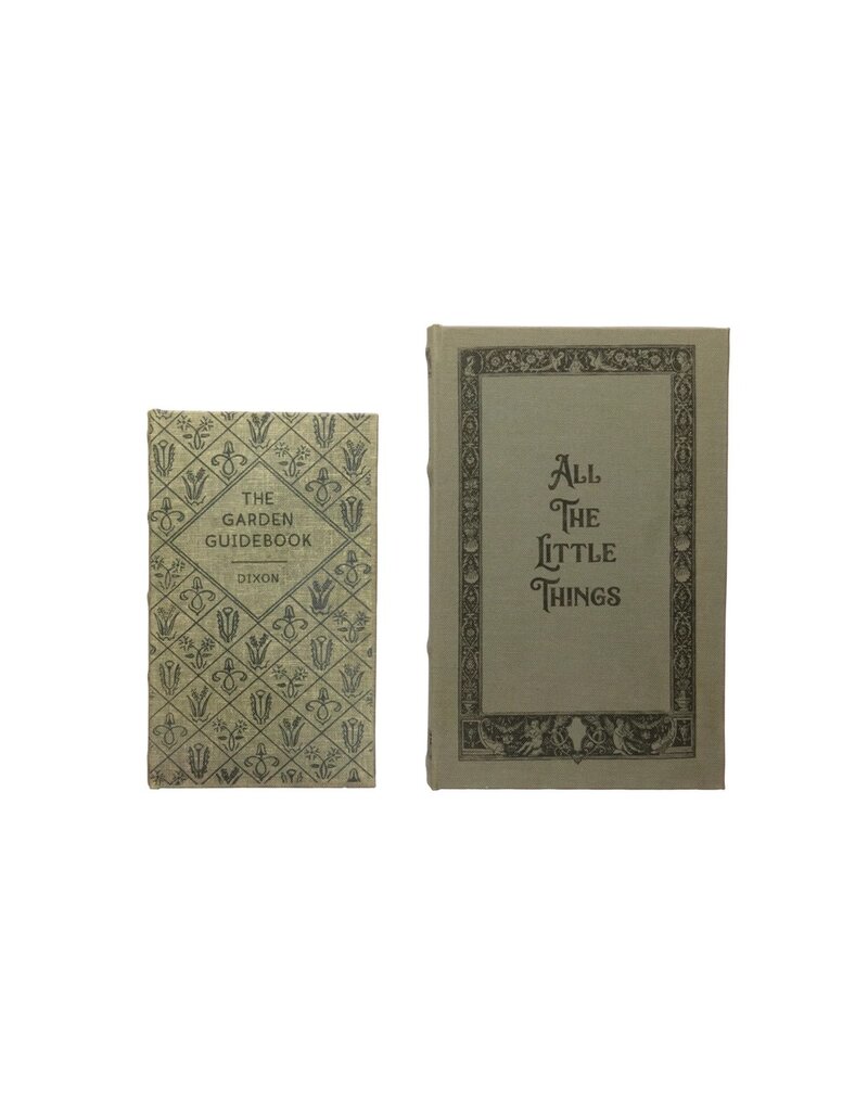 Collected Notions All The Little... MDF Book Storage Boxes, (Set of 2)