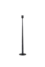 Collected Notions XLarge Hand-Forged Cast Iron Taper Holder, Black