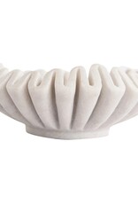 Collected Notions Marble Fluted Dish
