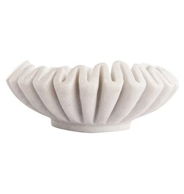 Collected Notions Marble Fluted Dish