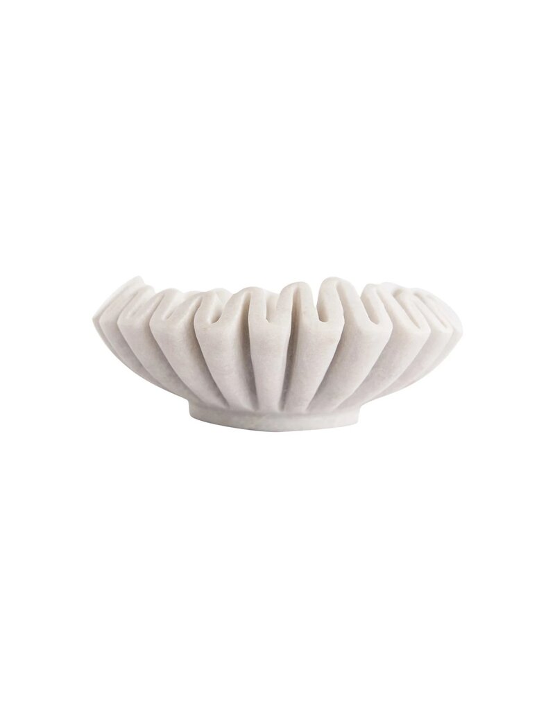 Collected Notions Marble Fluted Dish