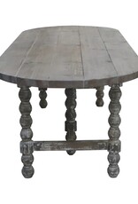 Heirloom 96" Reclaimed Wood Table, Whitewashed