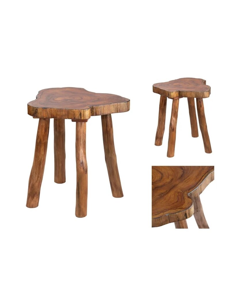 Bontos Woodland End Table/Stool