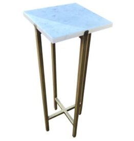 Marble Marble Side Table, Small (Gold)