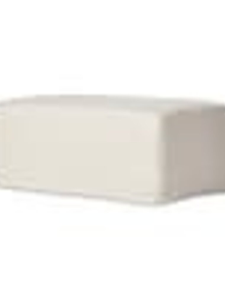 Maddox Maddox Slipcover Ottoman, Evere Creme