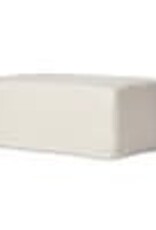Maddox Maddox Slipcover Ottoman, Evere Creme