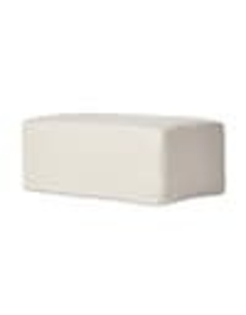 Maddox Maddox Slipcover Ottoman, Evere Creme