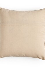 Four Hands Grey Textured Stripe Pillow, 20" x 20"