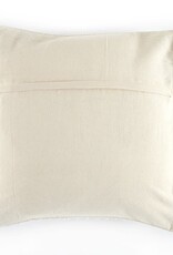 Four Hands Navy Textured Strip Pillow, 20" x 20"