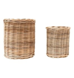 At The Table Wicker Baskets, Set of 2