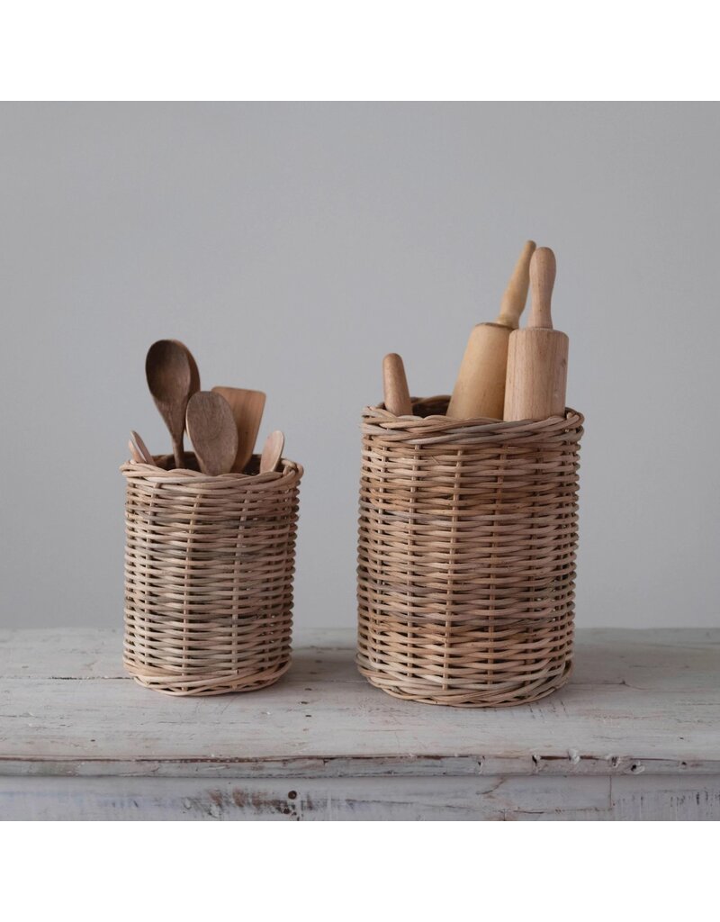 At The Table Wicker Baskets, Set of 2
