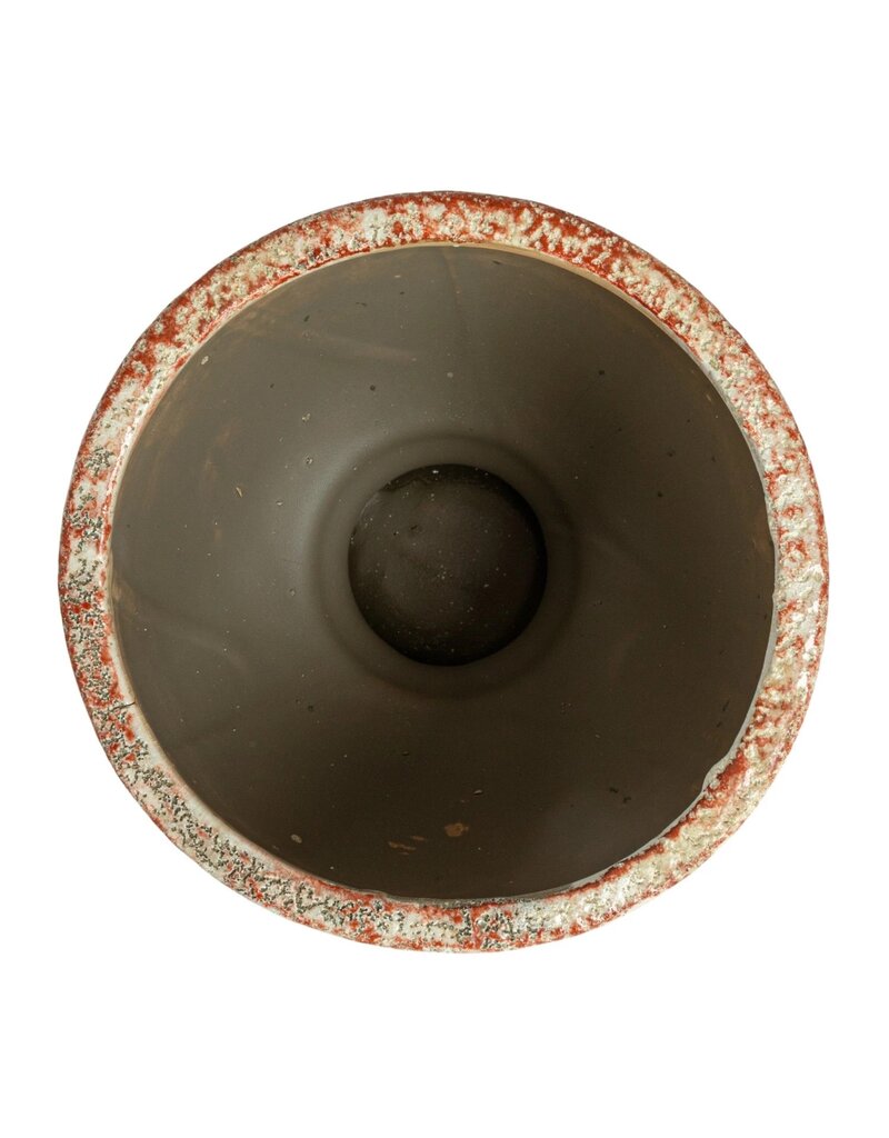 Sunset Villa Terra-cotta Footed Planter, Hold 5" Pot