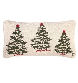 Chandler 4 Corners 15" x 30" Trees on White Pillow