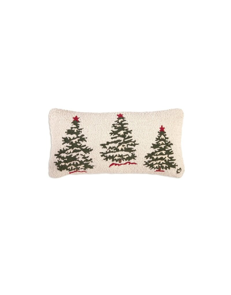Chandler 4 Corners 15" x 30" Trees on White Pillow