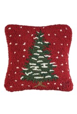 Chandler 4 Corners 14" x 14" Red Flurries Tree Pillow