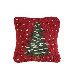 Chandler 4 Corners 14" x 14" Red Flurries Tree Pillow