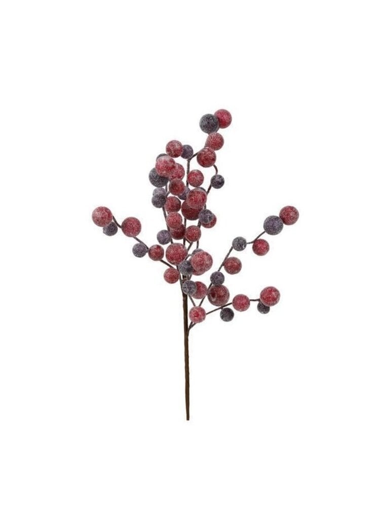 AB Floral 17" Frosted Mixed Berry Pick