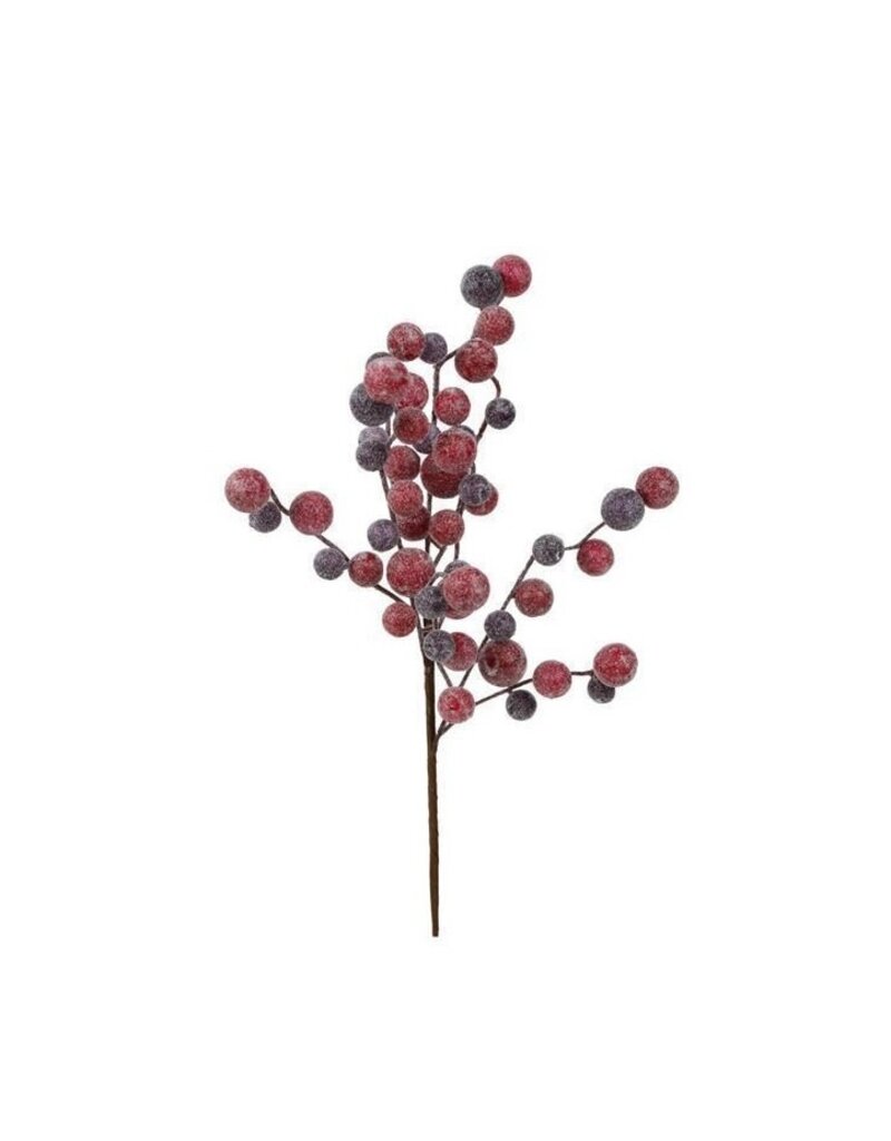 AB Floral 17" Frosted Mixed Berry Pick