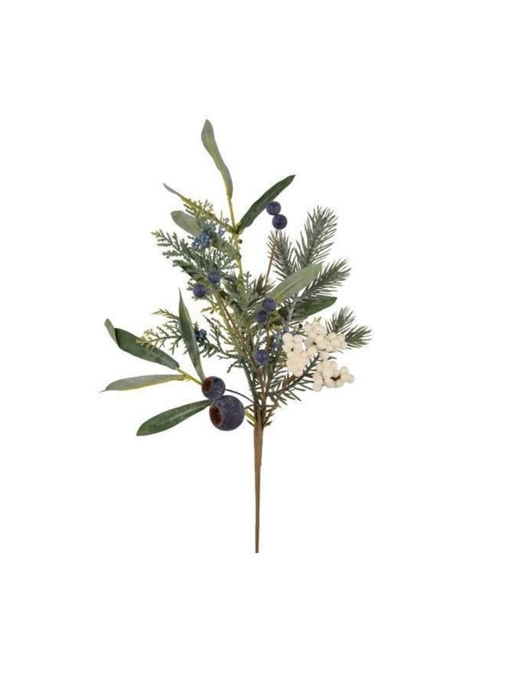 AB Floral 16" Berry Arborvitae Leaf Pick