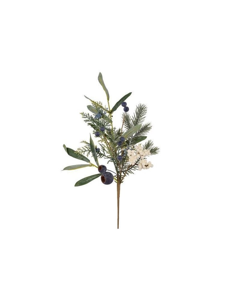 AB Floral 16" Berry Arborvitae Leaf Pick