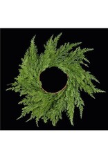 AB Floral 12" Dia Cedar Candle Ring