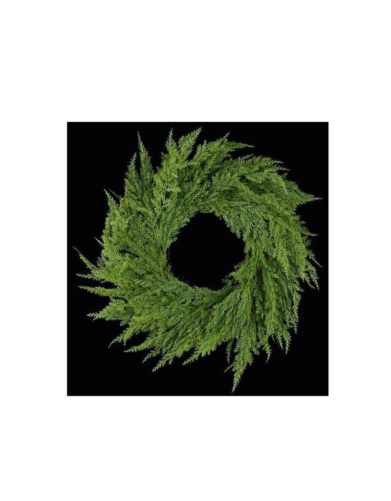 AB Floral 24" Dia Cedar Wreath