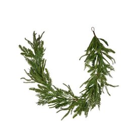 AB Floral 6' Mixed Christmas Green Garland