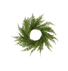 AB Floral 14" Dia Deluxe Cedar Candle Ring