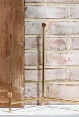 PD Home 12" Brass Straight Back Easel