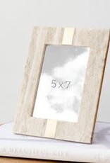 PD Home 5x7 Beige Marble Photo Frame