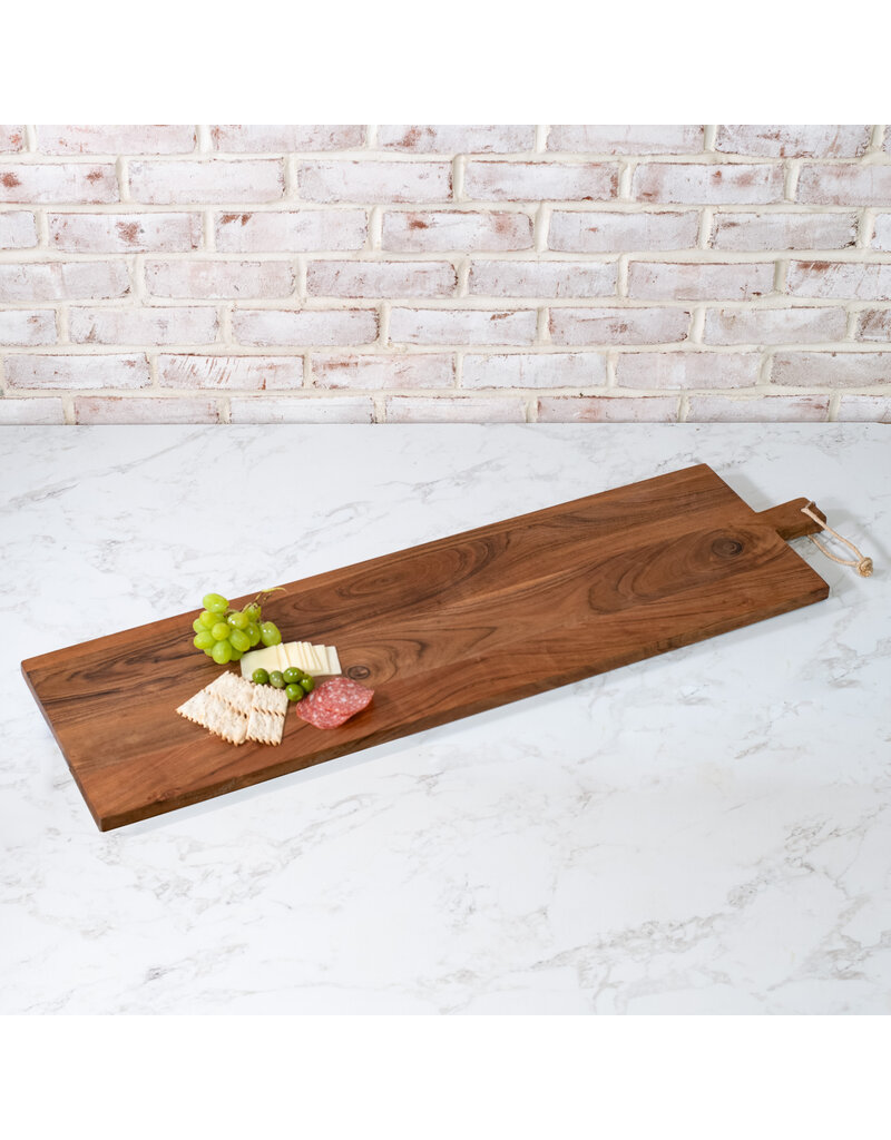 PD Home 39" x 11" Acacia Wood Serving Board