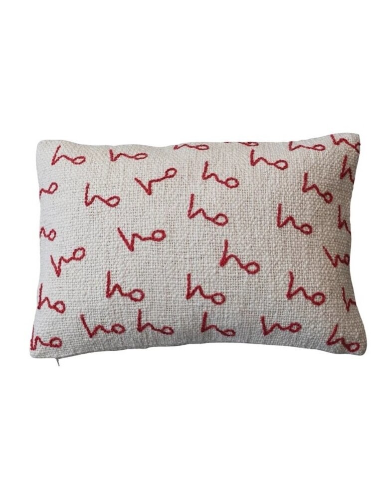 Christmas Market 24 x 16 HoHoHo Lumbar Pillow